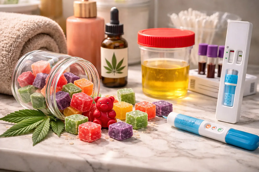 Gummies THC e screening: tipi di test, limiti e rischi