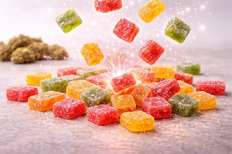 Effetti delle gummies THC: durata, sensazioni, rischi e precauzioni